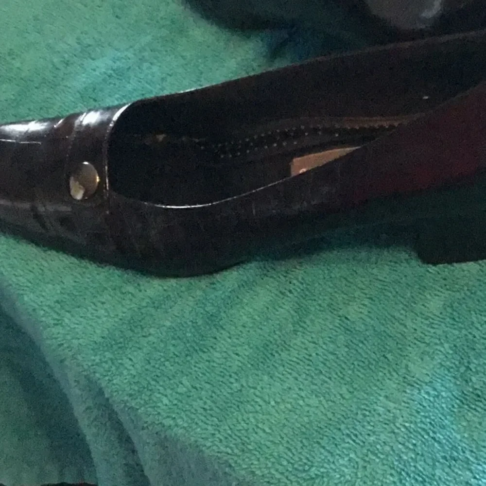 Career shoe by EASY STREET in size 11M with slight heel in black